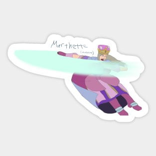 Fierce Princess, Marthette (Marsette) Sticker